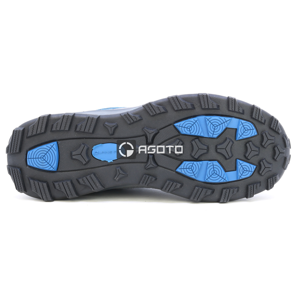 detail ALPINE PRO Semte šedá pánská outdoor obuv PTX membrána