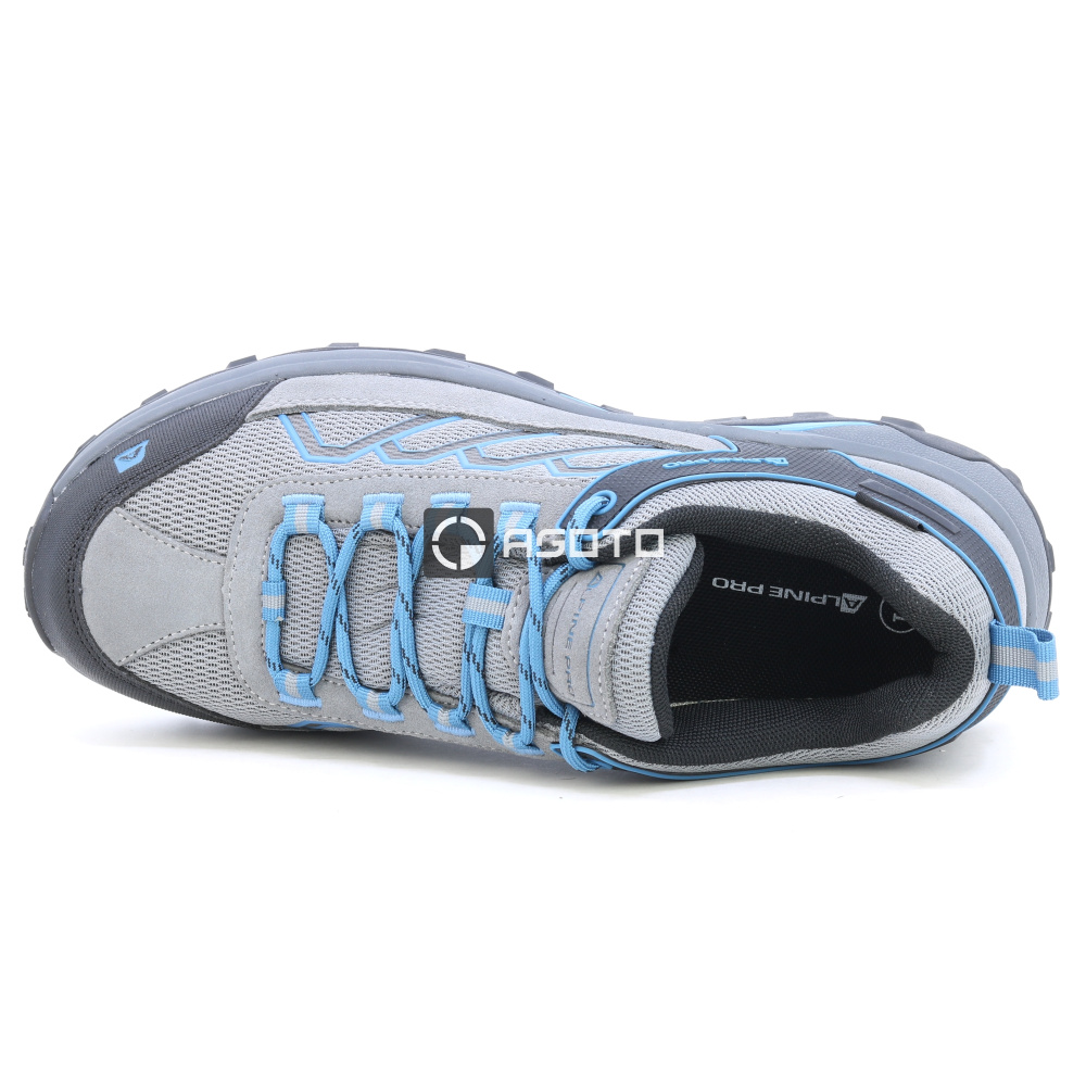 detail ALPINE PRO Semte šedá pánská outdoor obuv PTX membrána