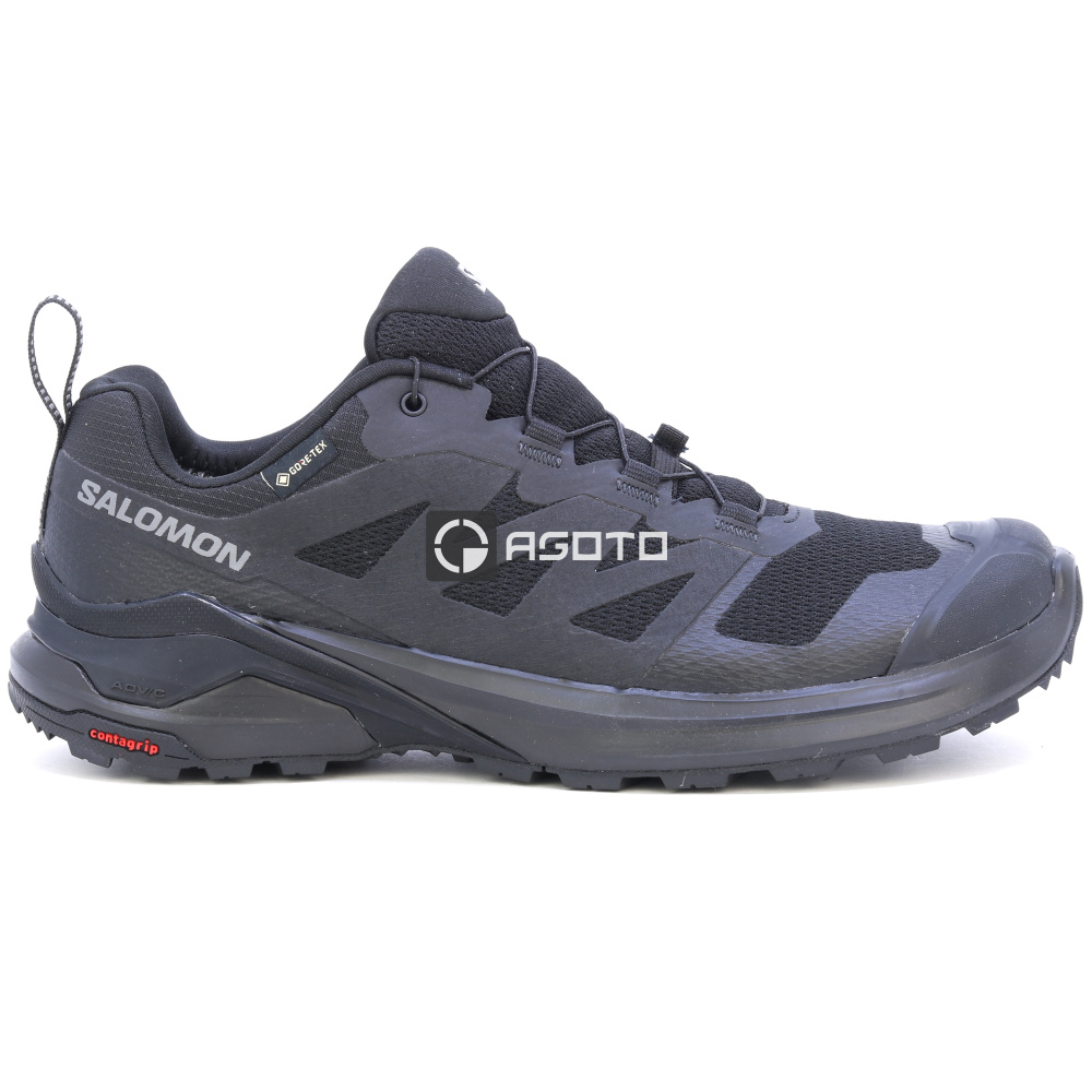 detail SALOMON X-Adventure GTX Black černá pánská outdoor obuv membrána Gore-Tex®