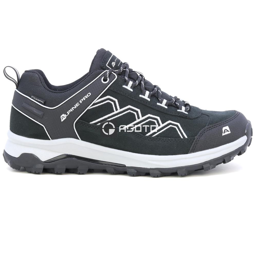 detail ALPINE PRO Gimie černá pánská outdoor obuv PTX membrána