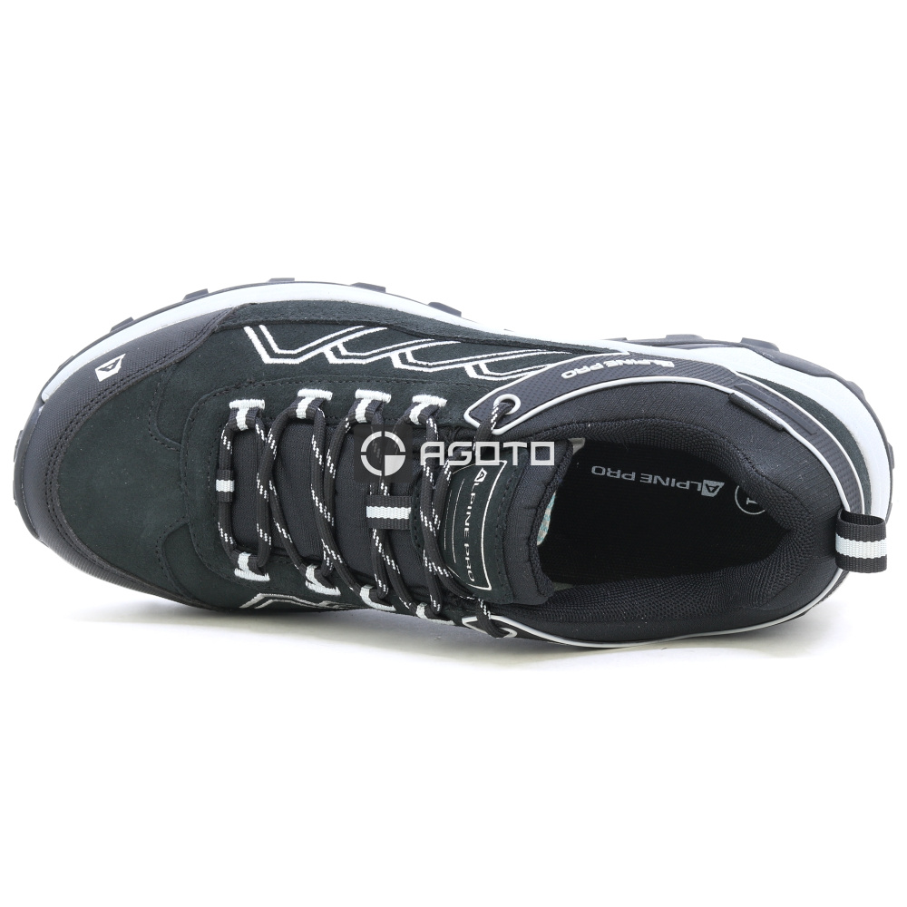 detail ALPINE PRO Gimie černá pánská outdoor obuv PTX membrána