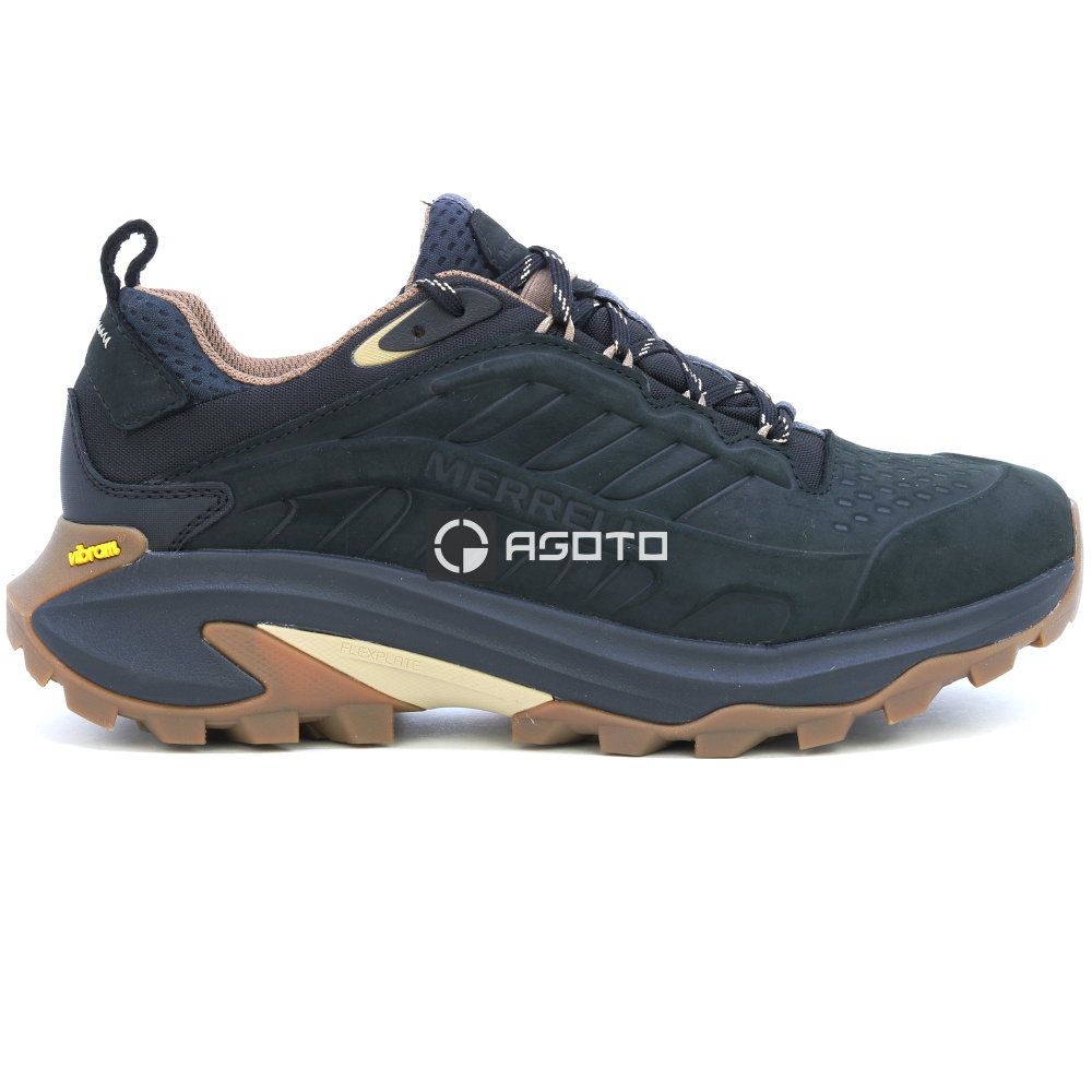 detail MERRELL MOAB Speed 2 LTR WP černá pánská outdoor obuv