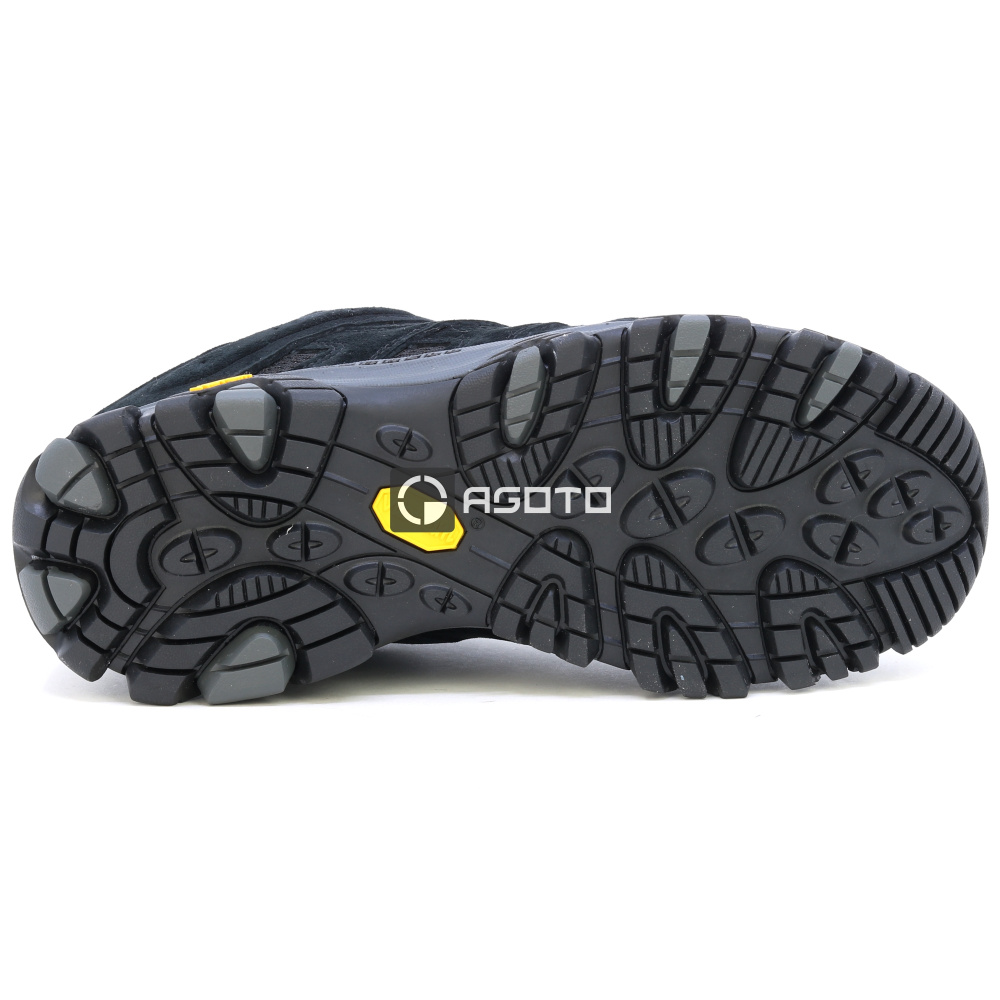 detail MERRELL MOAB 3 black night černá pánská outdoor obuv