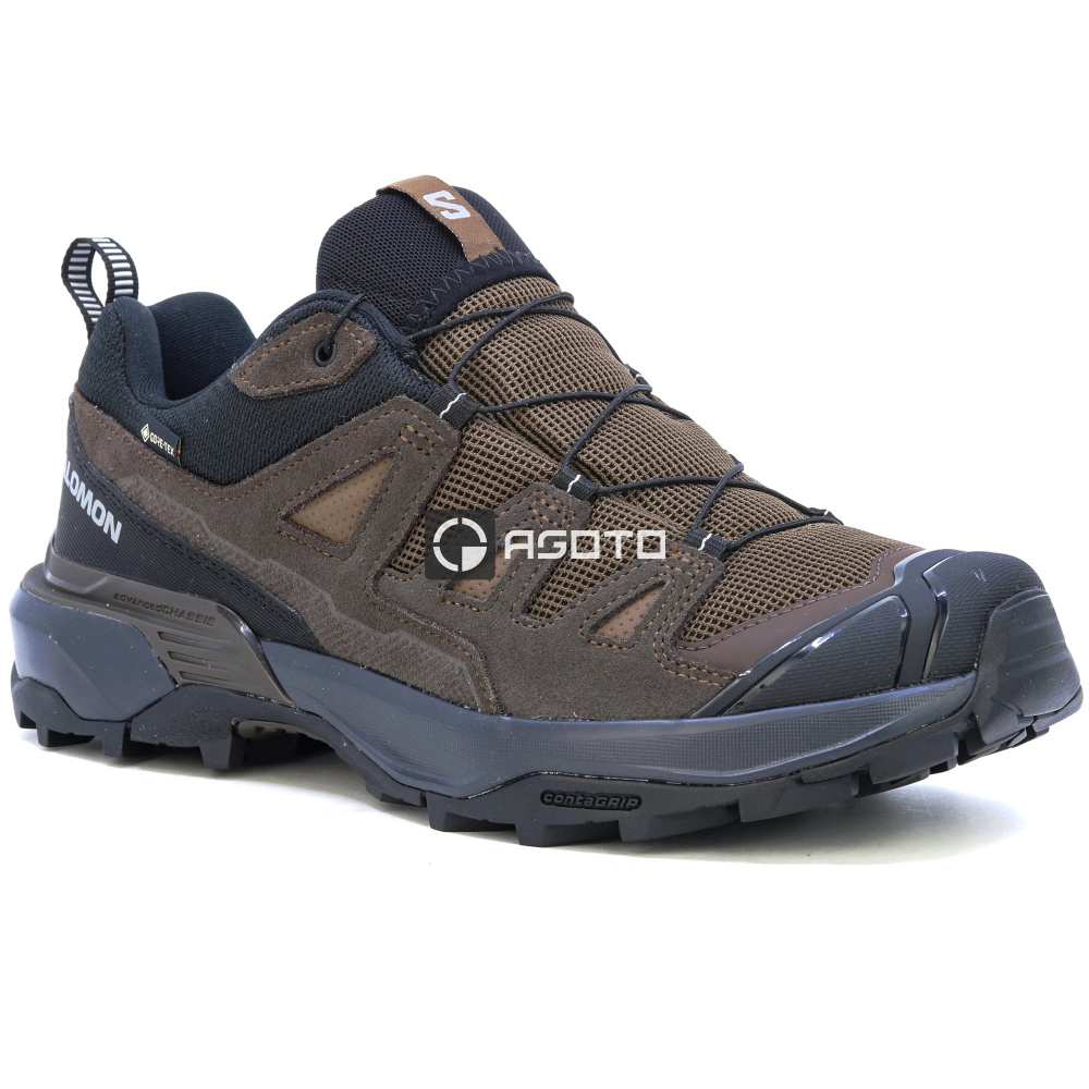 detail SALOMON X ULTRA 360 LTR GTX Dkeart hnědá pánská outdoor obuv Goretex membrána