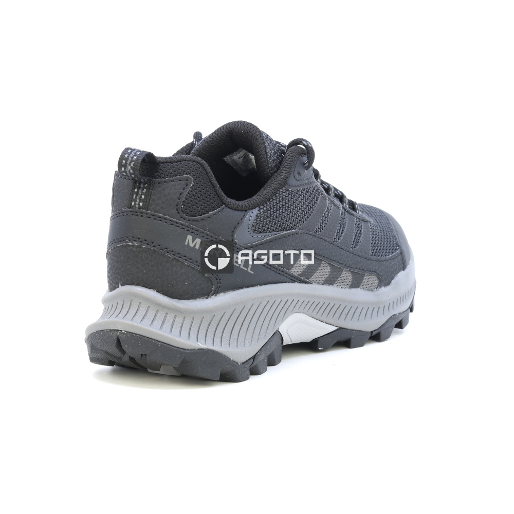 detail MERRELL SPEED STRIKE 2 black černá pánská outdoor obuv