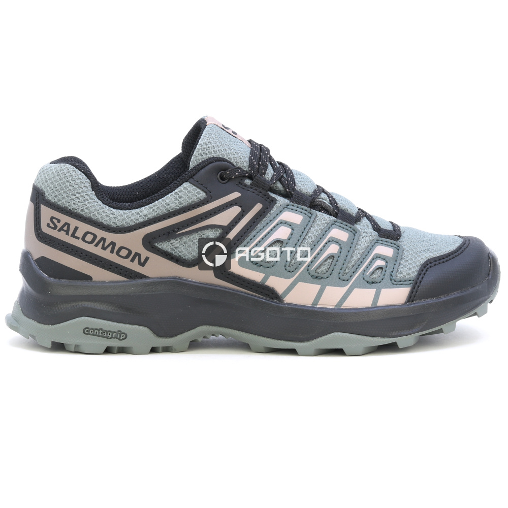 detail SALOMON Exterga W Sedona zelená dámská outdoor obuv