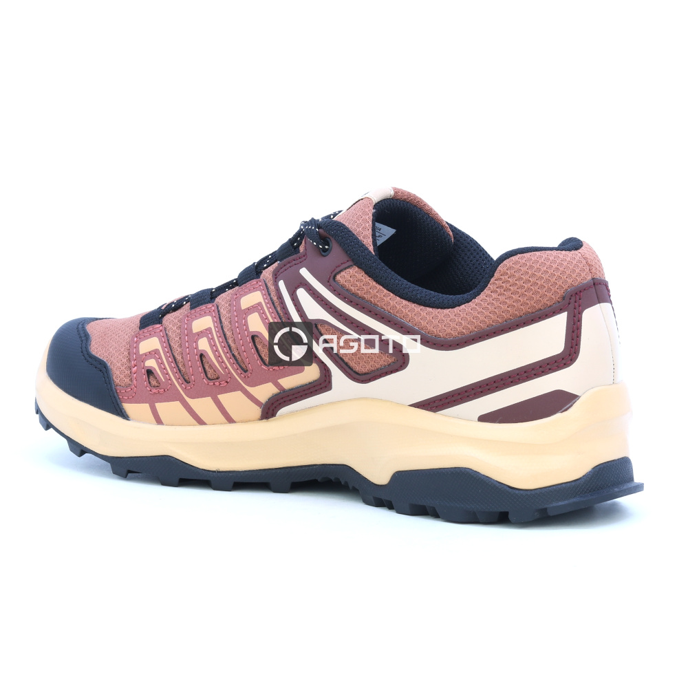 detail SALOMON Exterga W Russet vínová dámská outdoor obuv