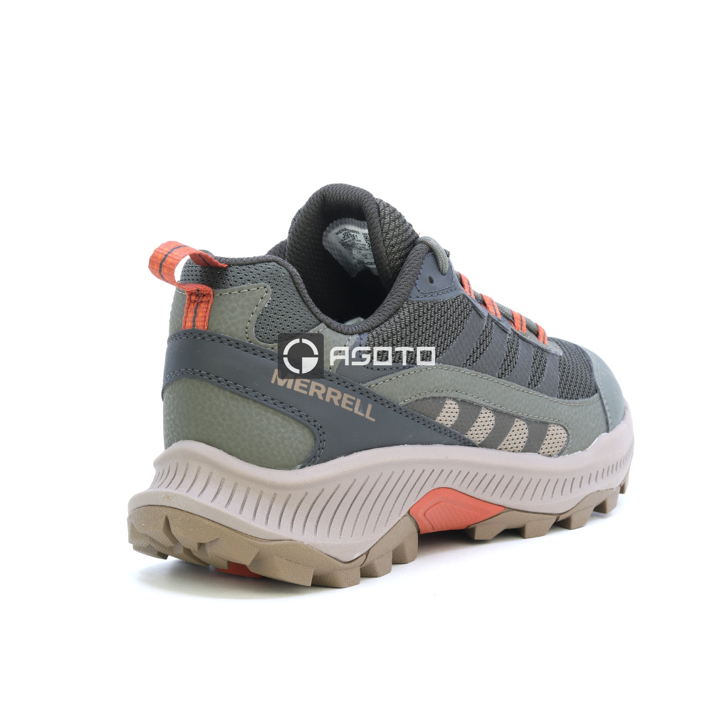 detail MERRELL Speed Strike 2 olivová pánská outdoor obuv