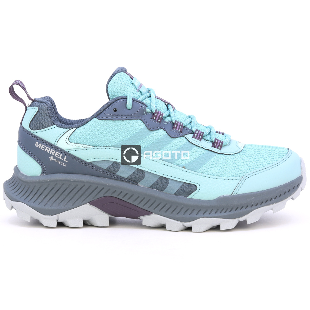 detail MERRELL SPEED STRIKE 2 GTX zelená dámská outdoor obuv membrána Gore-Tex®