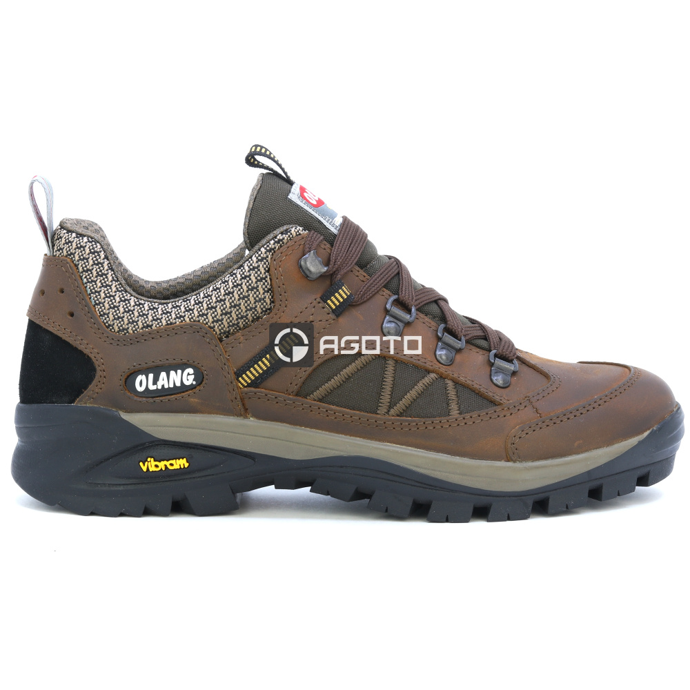 detail OLANG Cadore 85 hnědá pánská outdoor obuv membrána Olantex