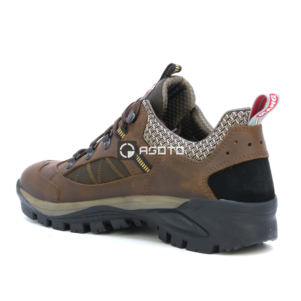 detail OLANG Cadore 85 hnědá pánská outdoor obuv membrána Olantex