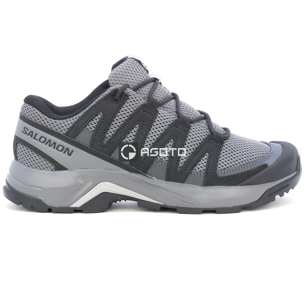 detail SALOMON X-Adventure Recon Clrock černá pánská kožená outdoor obuv