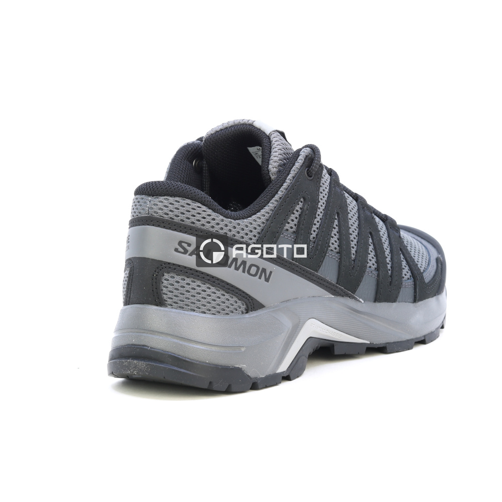 detail SALOMON X-Adventure Recon Clrock černá pánská kožená outdoor obuv