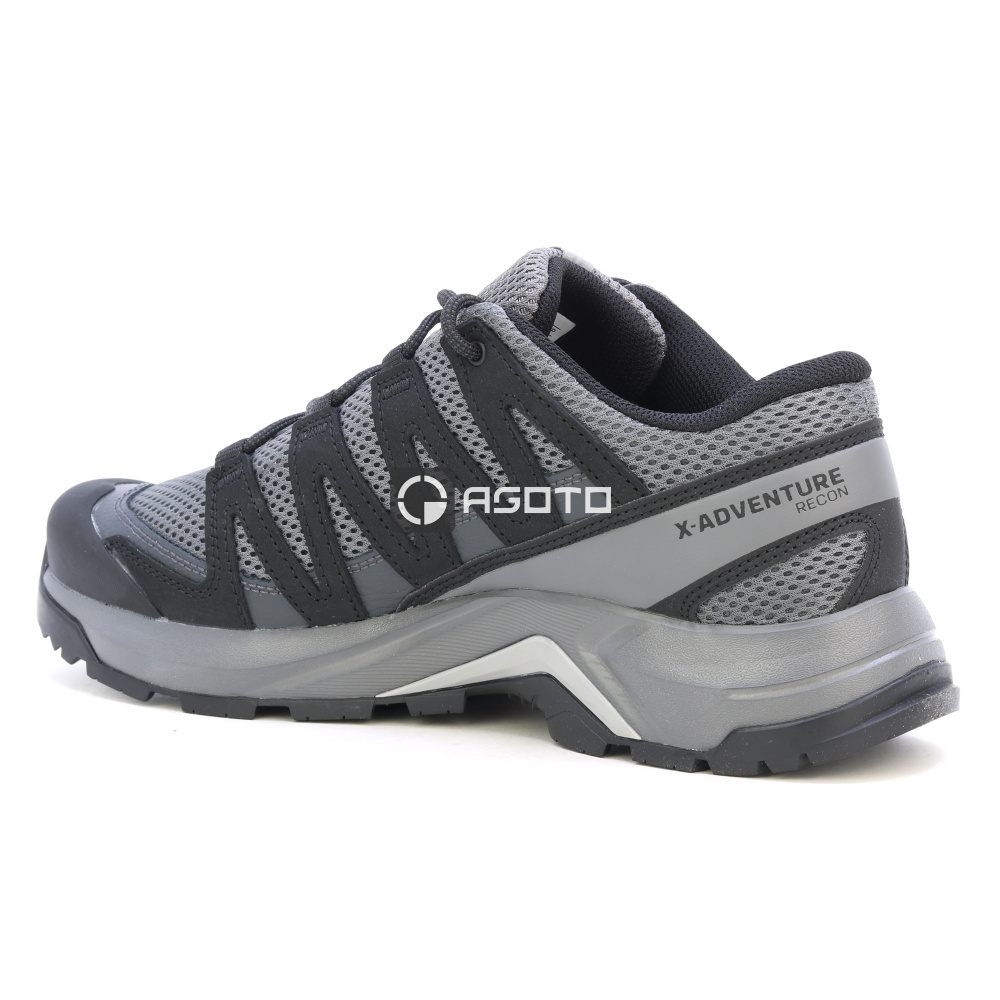 detail SALOMON X-Adventure Recon Clrock černá pánská kožená outdoor obuv