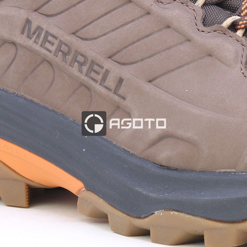 detail MERRELL Moab Speed 2 Ltr Wp Mole hnědá pánská kožená outdoor obuv