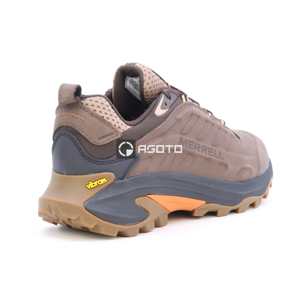 detail MERRELL Moab Speed 2 Ltr Wp Mole hnědá pánská kožená outdoor obuv