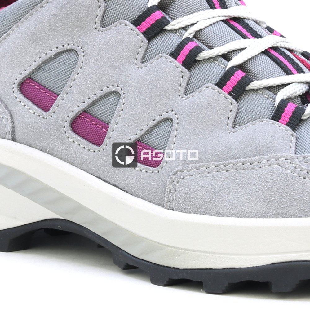 detail OLANG Moena 849 šedá dámská kožená outdoor obuv