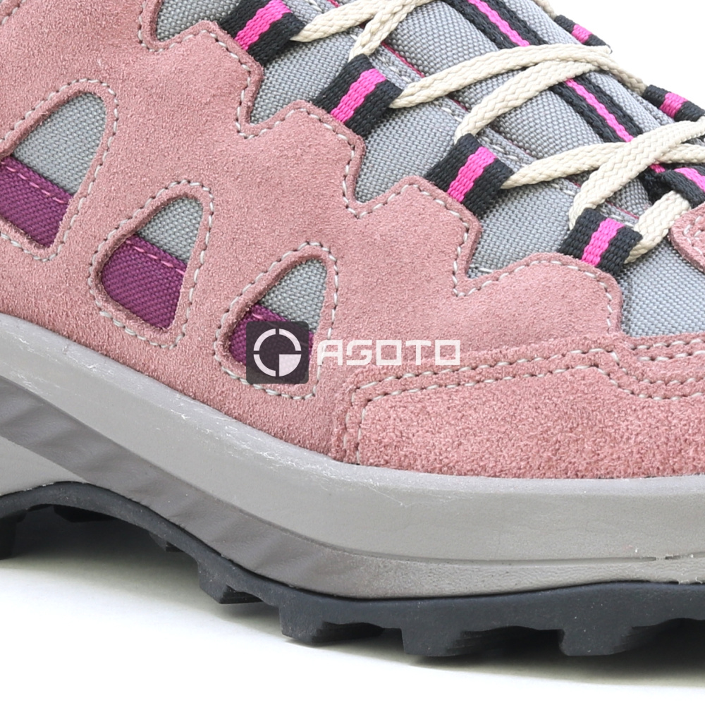 detail OLANG 840 Moena růžová dámská kožená outdoor obuv