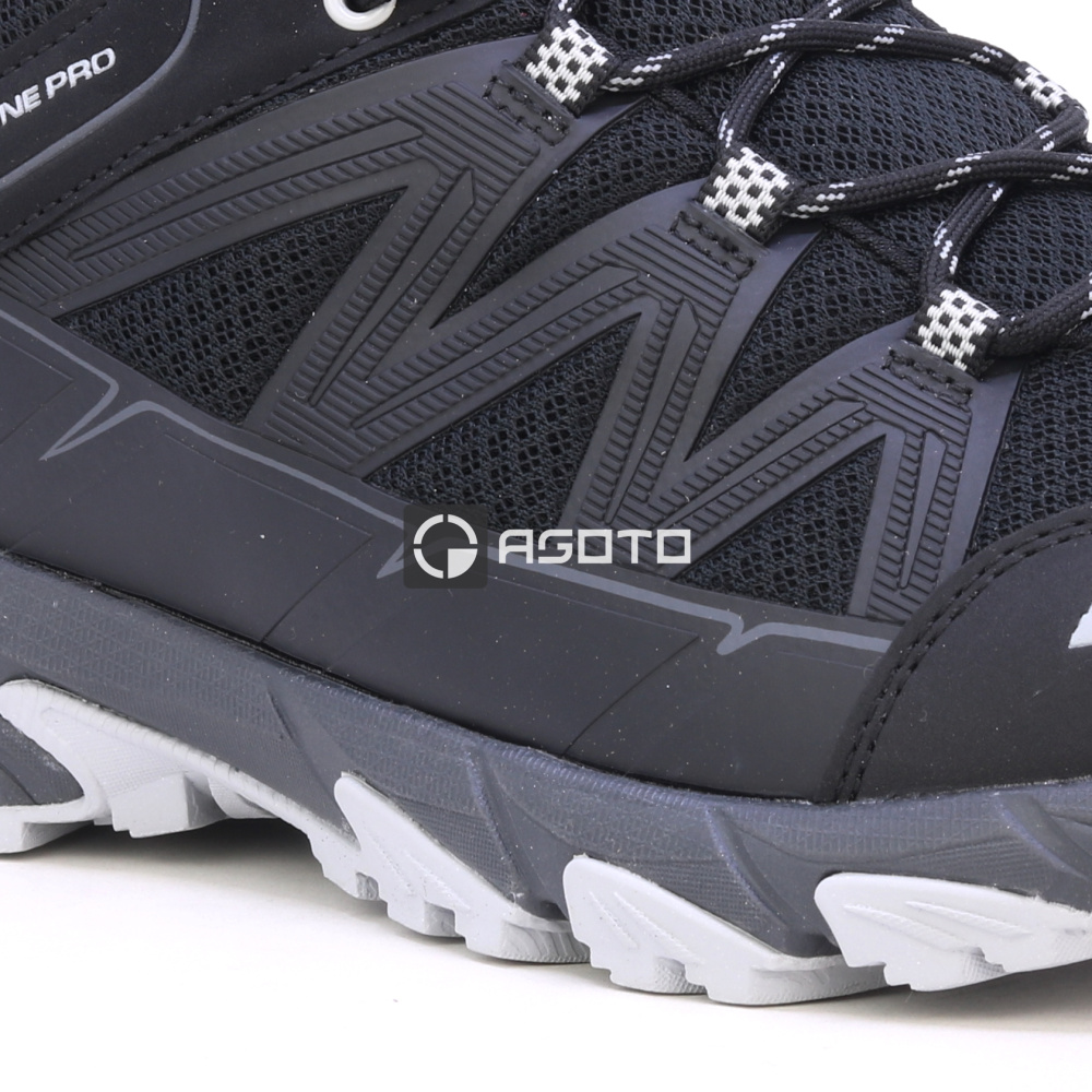 detail ALPINE PRO černá pánská outdoor obuv + PTX membrána
