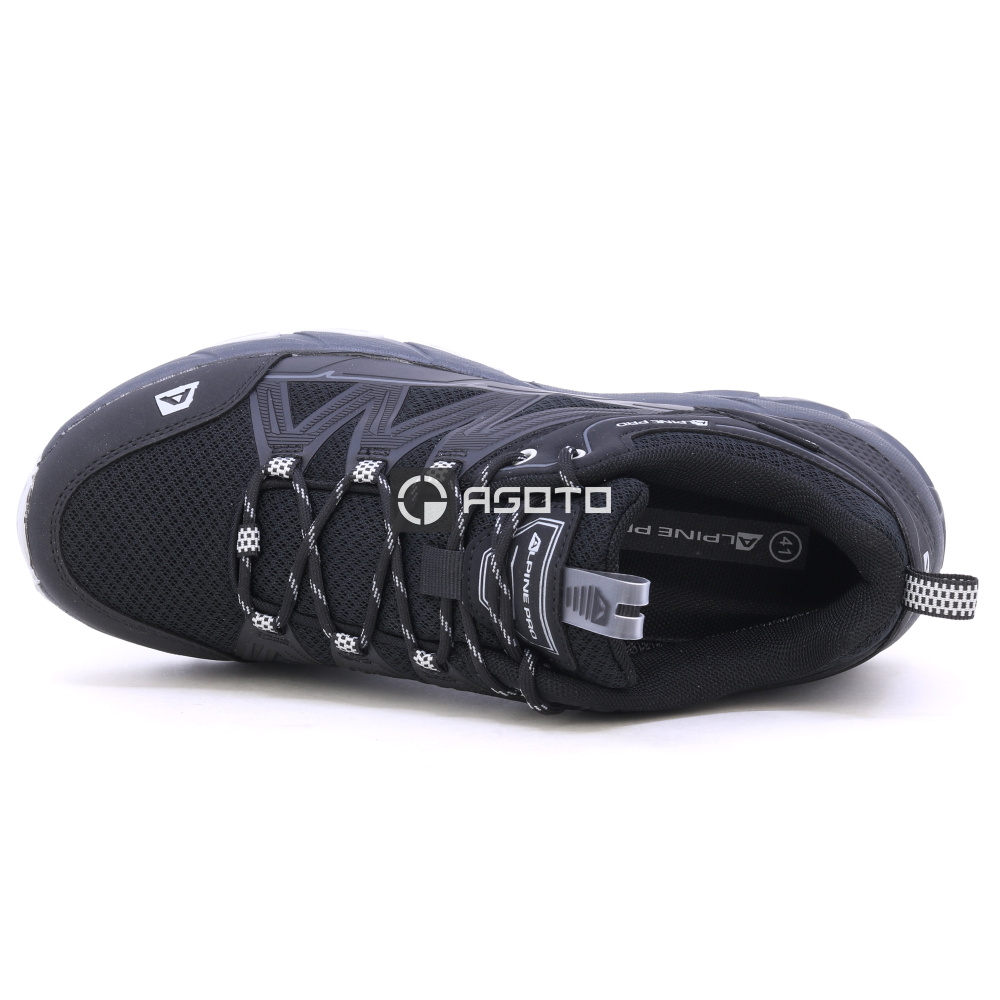 detail ALPINE PRO černá pánská outdoor obuv + PTX membrána