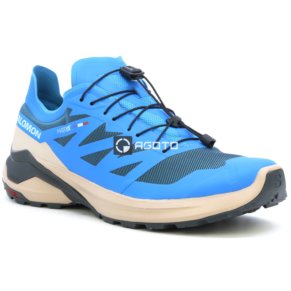 detail SALOMON XA META MADE IN FRANCE modrá pánská outdoor obuv