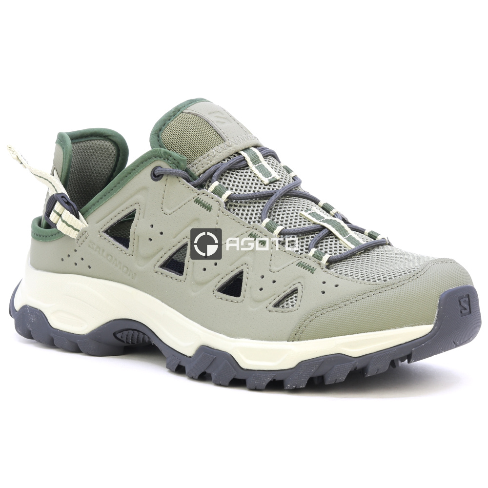 detail SALOMON Alhama dlicgr zelená pánská letní outdoor obuv