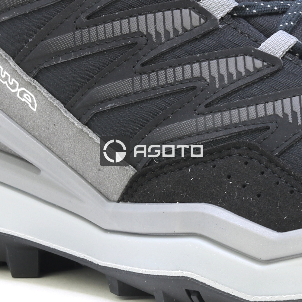 detail LOWA Maddox Pro GTX LO Wide černá pánská outdoor obuv membrána Gore-Tex®