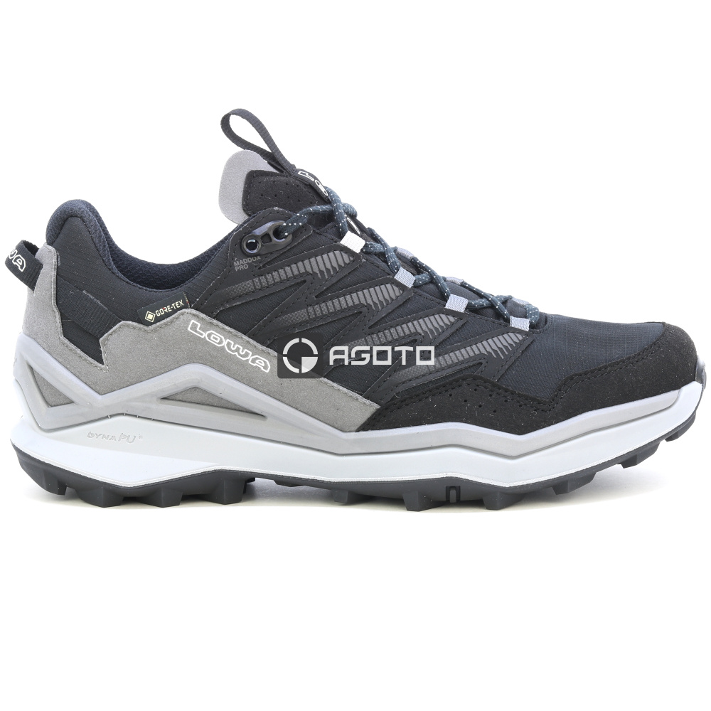 detail LOWA Maddox Pro GTX LO Wide černá pánská outdoor obuv membrána Gore-Tex®