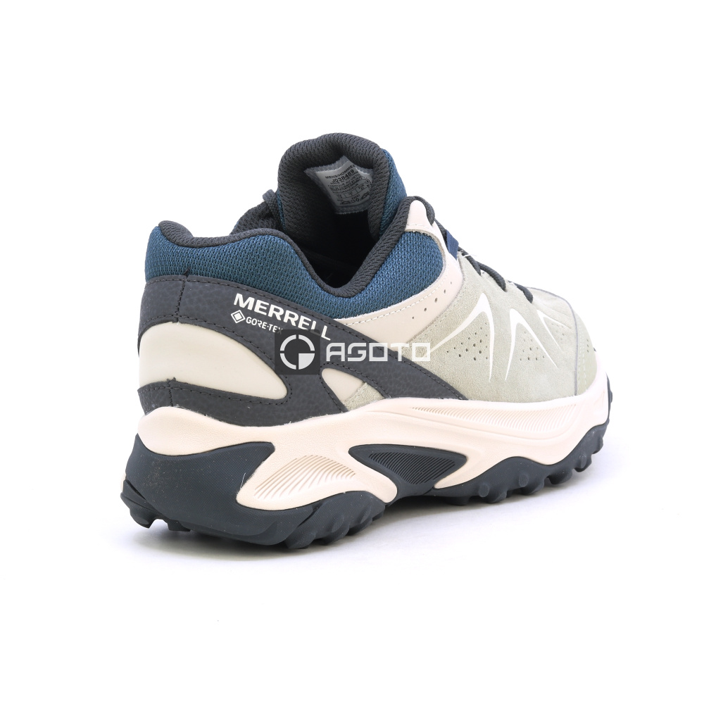 detail MERRELL YOKOTA 3 GTX talc šedá pánská outdoor obuv GORE-TEX® membrána