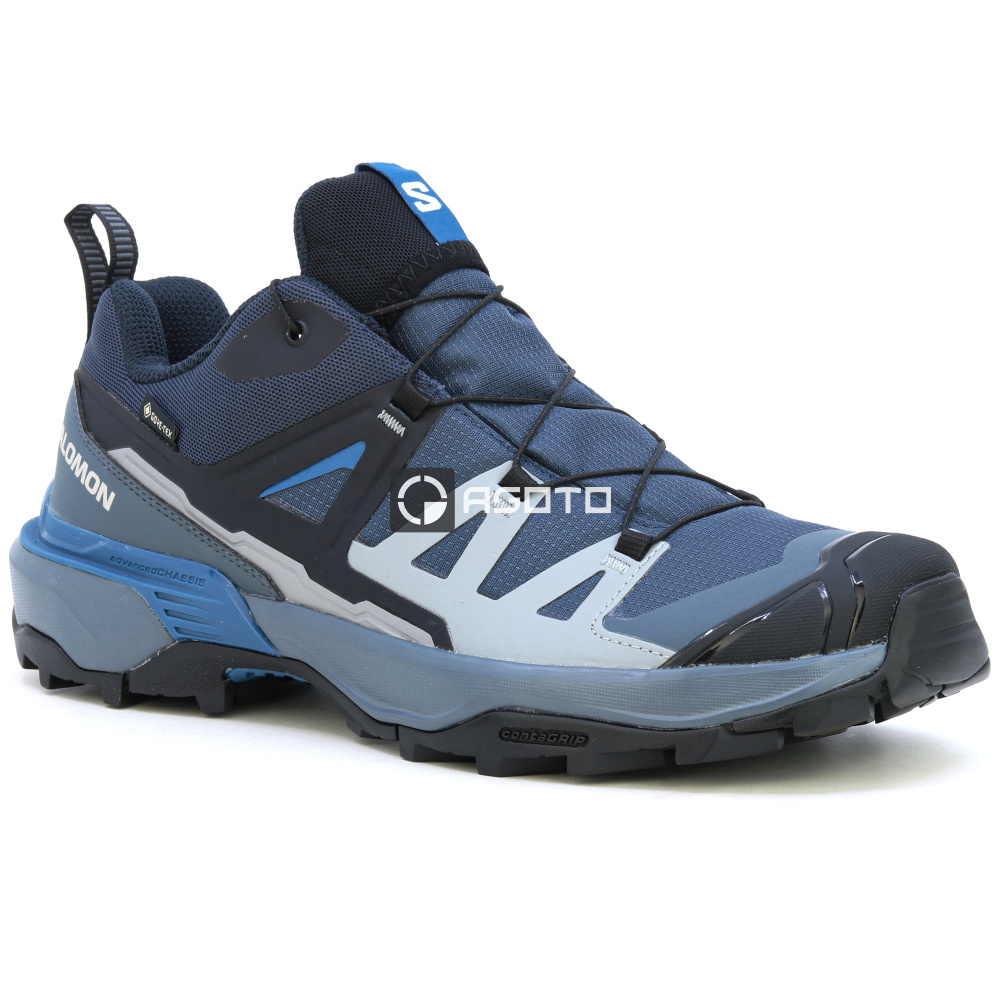 detail SALOMON X Ultra 360 GTX modrá pánská outdoor obuv membrána Gore-Tex®
