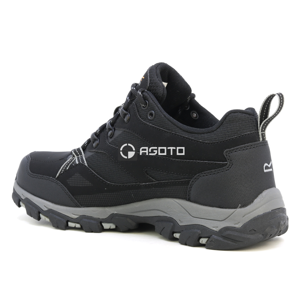 detail REGATTA Holcombe III Low černá pánská outdoor obuv ISOTEX membrána