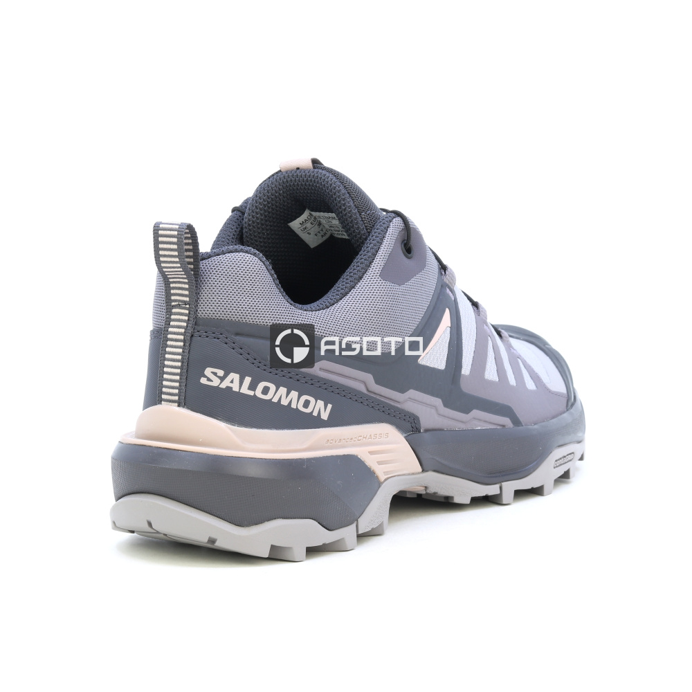 detail SALOMON X ULTRA 360 W Gull/Nine šedá dámská outdoor obuv pohodlná do hor