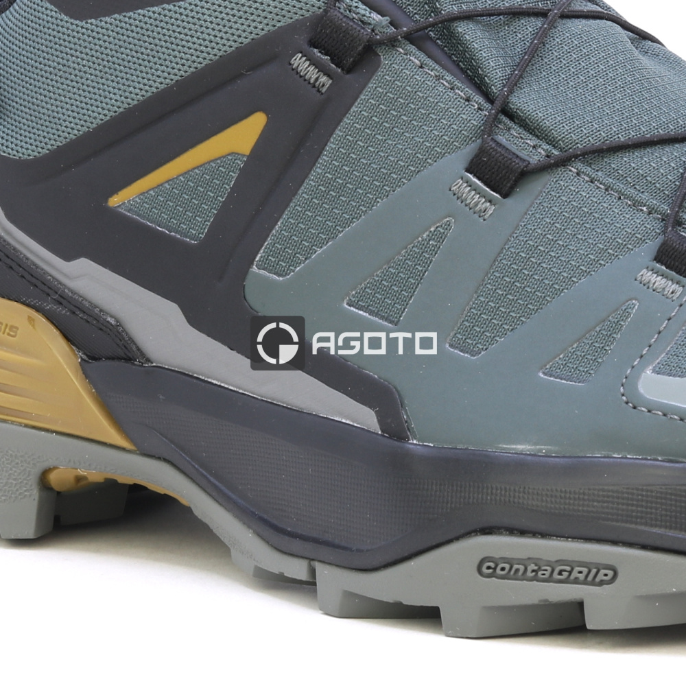 detail SALOMON X ULTRA 360 GTX šedá pánská outdoor obuv membrána Gore-Tex®
