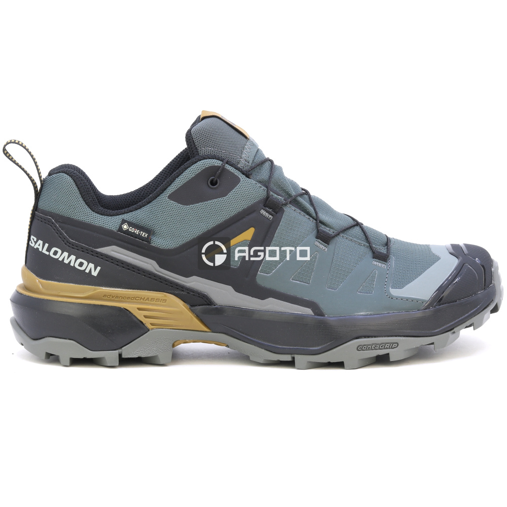 detail SALOMON X ULTRA 360 GTX šedá pánská outdoor obuv membrána Gore-Tex®