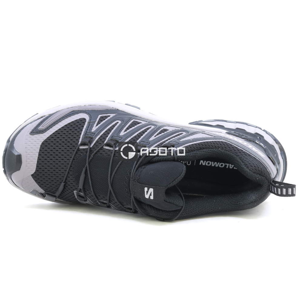 detail SALOMON XA PRO 3D V9 W černá dámská lehká outdoor obuv, která dýchá