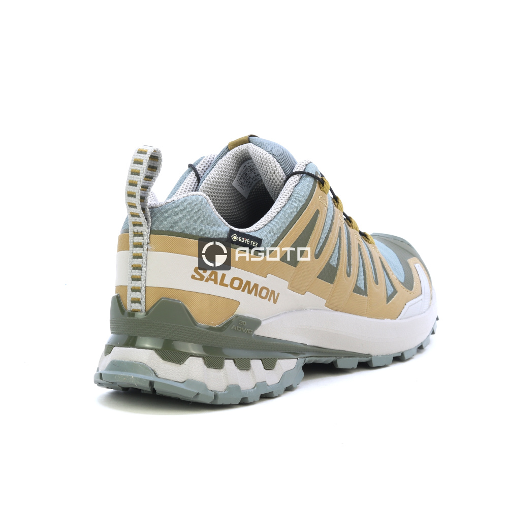 detail SALOMON XA PRO 3D V9 GTX šedá pánská lehká outdoor obuv GORE-TEX® membrána