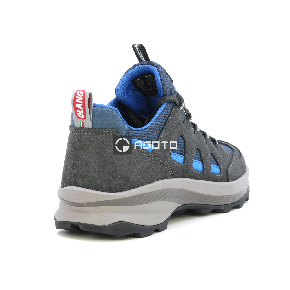 detail OLANG Moena 816 šedá pánská kožená outdoor obuv, pohodlná a lehká celorok