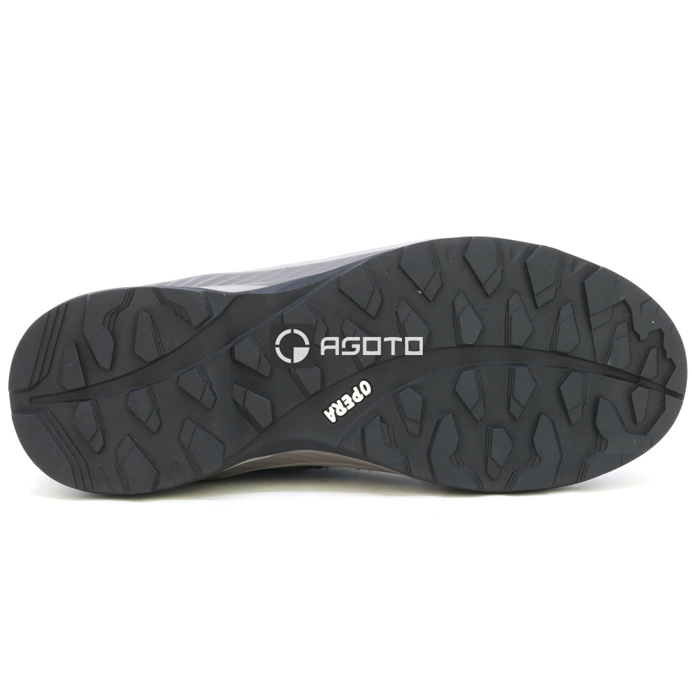 detail OLANG Moena 816 šedá pánská kožená outdoor obuv, pohodlná a lehká celorok