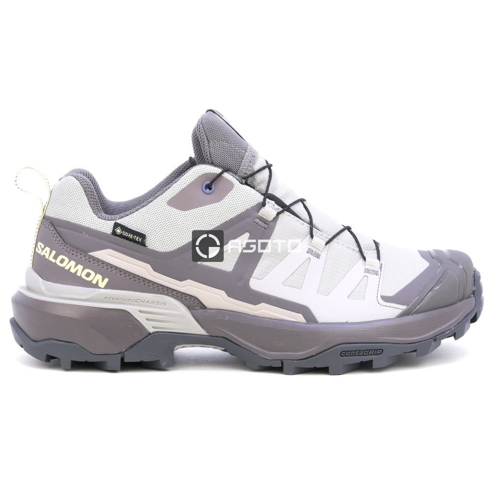 detail SALOMON X Ultra 360 GTX W grey women’s outdoor shoes, Gore-Tex membrane