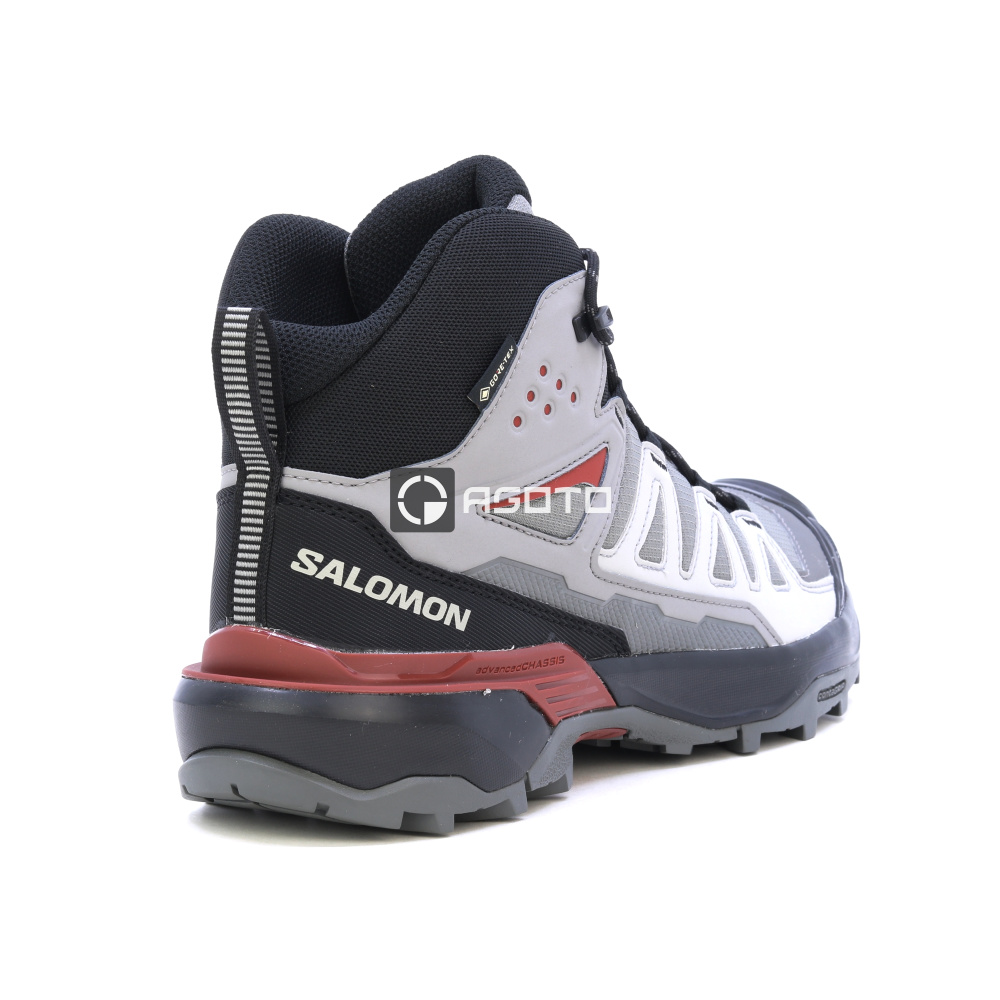 detail SALOMON X ULTRA 360 MID GTX šedá pánská outdoor obuv Membrána Gore-Tex®