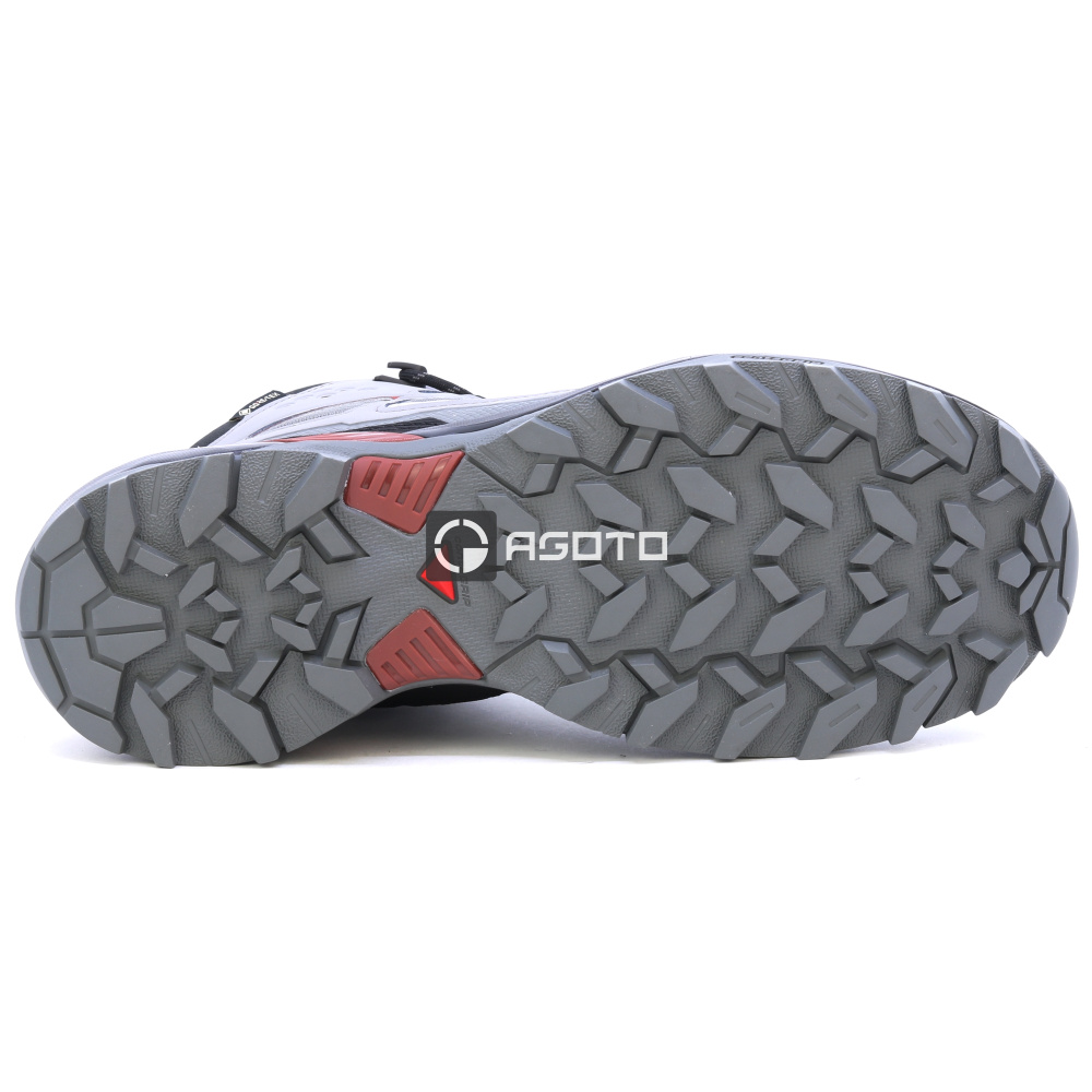 detail SALOMON X ULTRA 360 MID GTX šedá pánská outdoor obuv Membrána Gore-Tex®