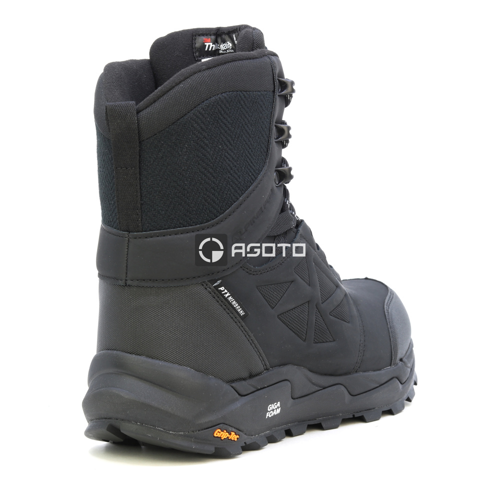 detail ALPINE PRO Nerbe černá pánská zimní obuv s membránou PTX