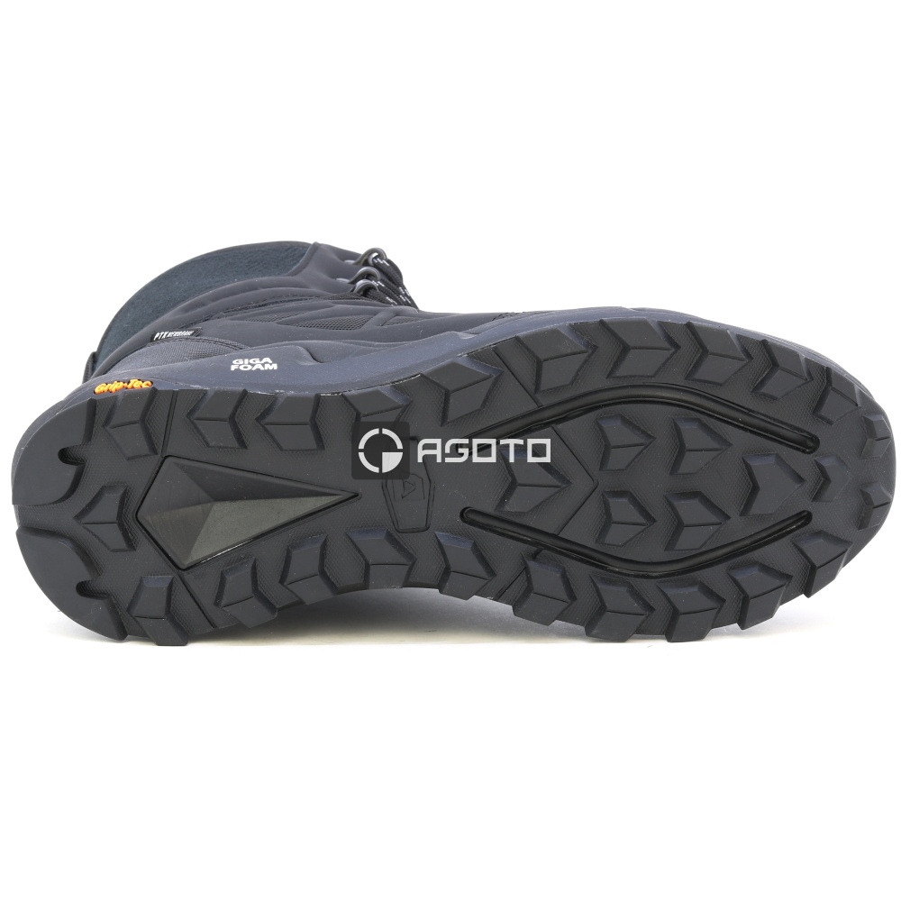 detail ALPINE PRO Nerbe černá pánská zimní obuv s membránou PTX
