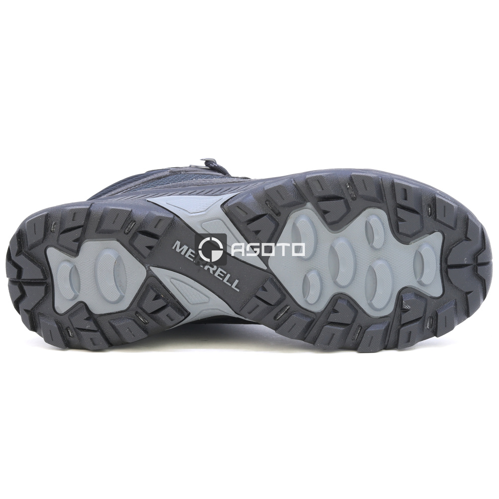 detail MERRELL SPEED STRIKE 2 MID WP black černá pánská outdoor obuv