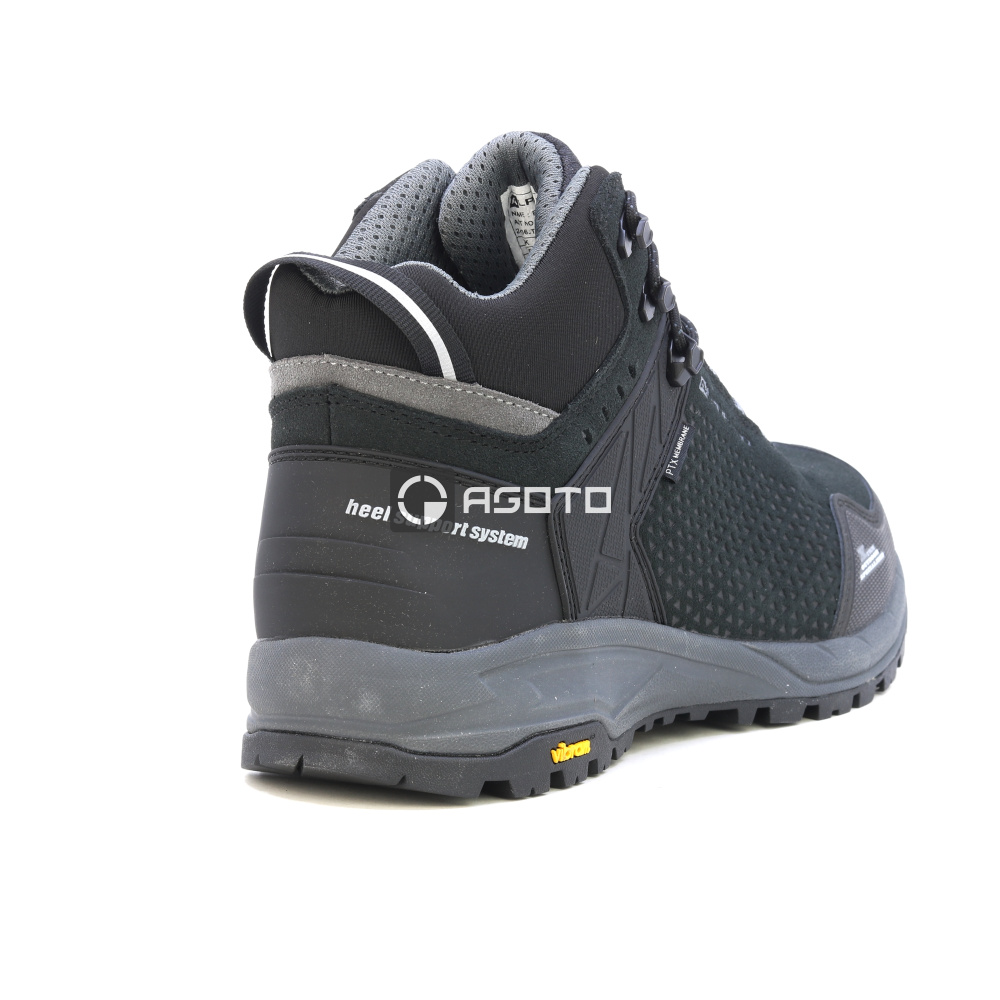 detail ALPINE PRO Erahe černá pánská outdoor obuv PTX membrána