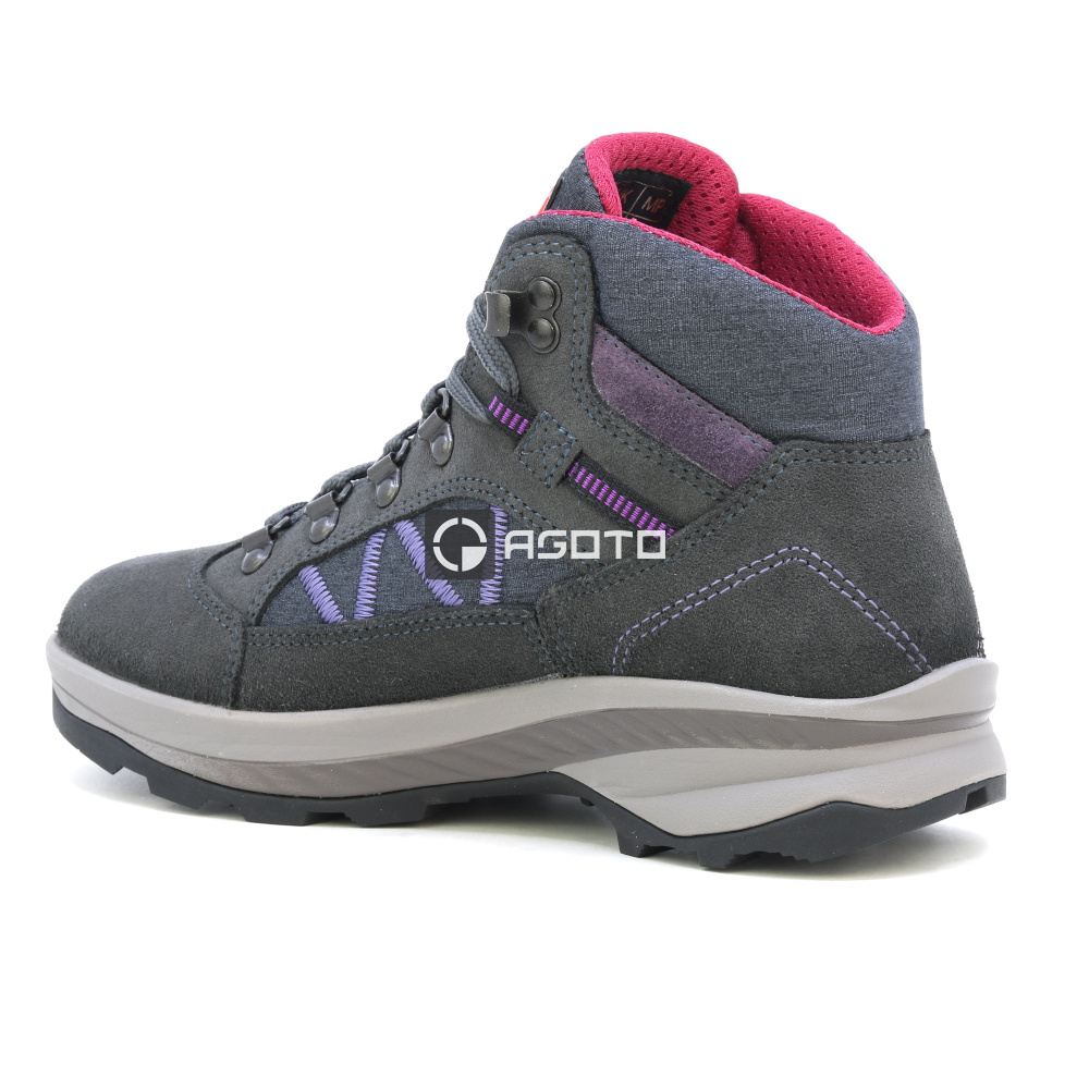 detail OLANG Alpine 816 šedá dámská outdoor kožená obuv s membránou Olantex