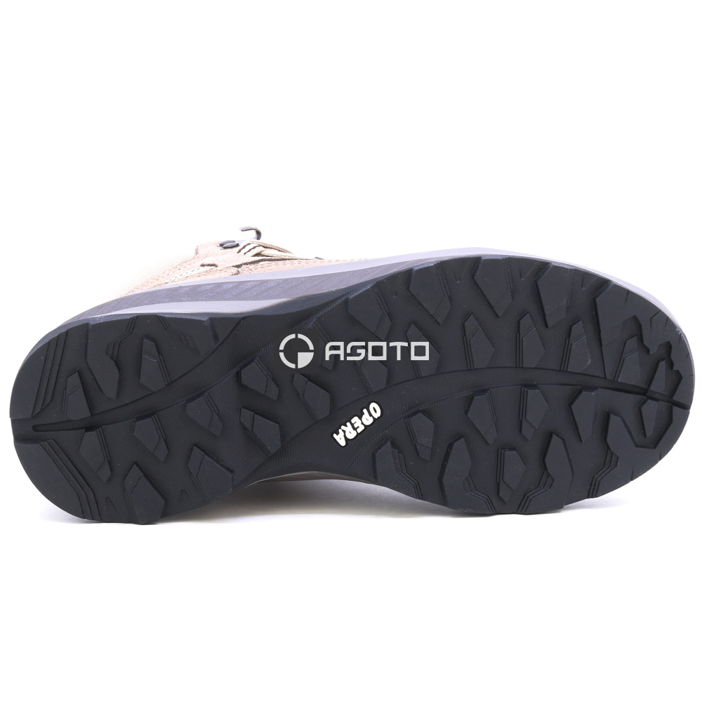 detail OLANG Alpine 814 béžová dámská kožená outdoor obuv Olantex membrána