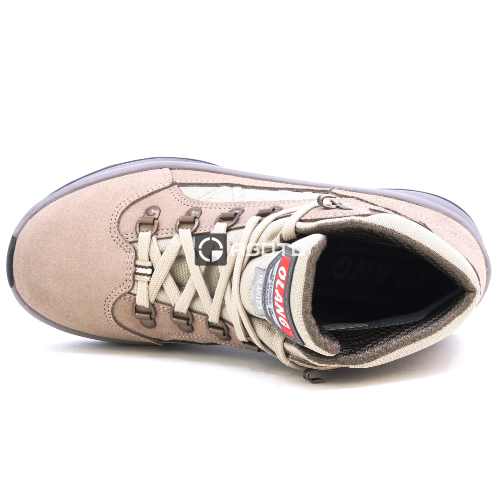 detail OLANG Alpine 814 béžová dámská kožená outdoor obuv Olantex membrána