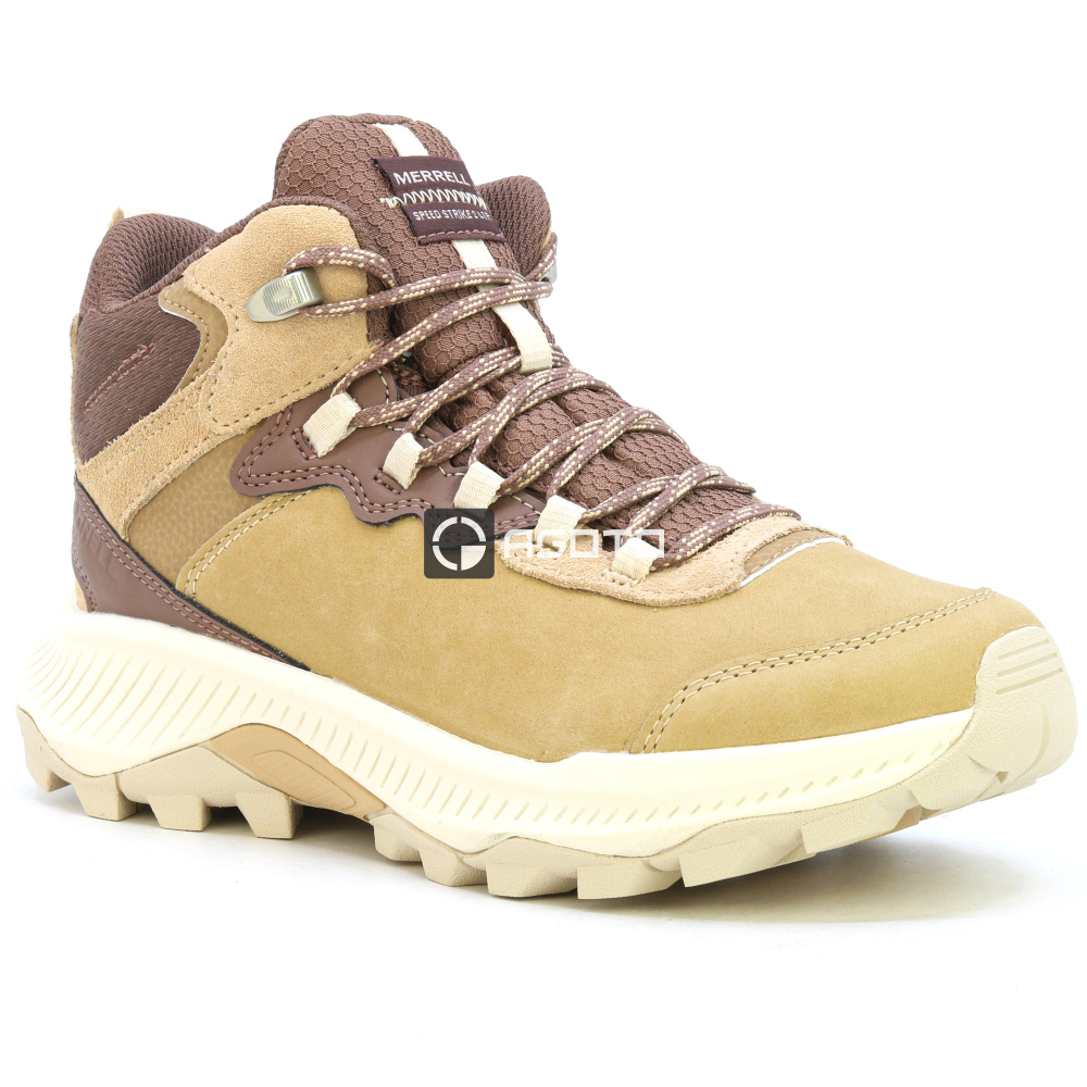 detail MERRELL SPEED STRIKE 2 MID LTR WP lat písková dámská outdoor obuv