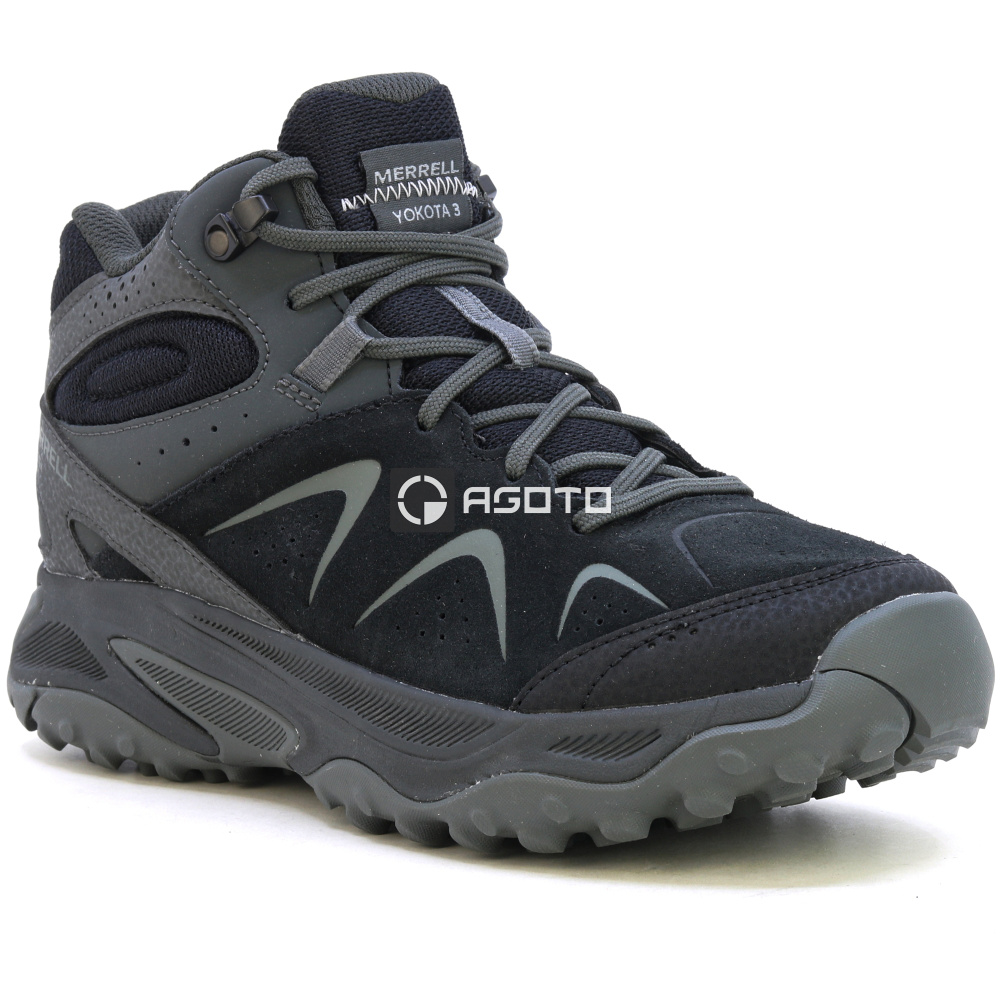 detail MERRELL YOKOTA 3 MID GTX černá dámská outdoor obuv GORE-TEX® membrána